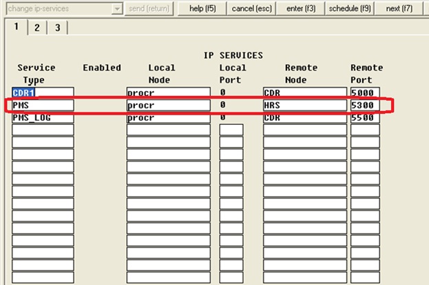 Настройка IP-сервиса для PMS